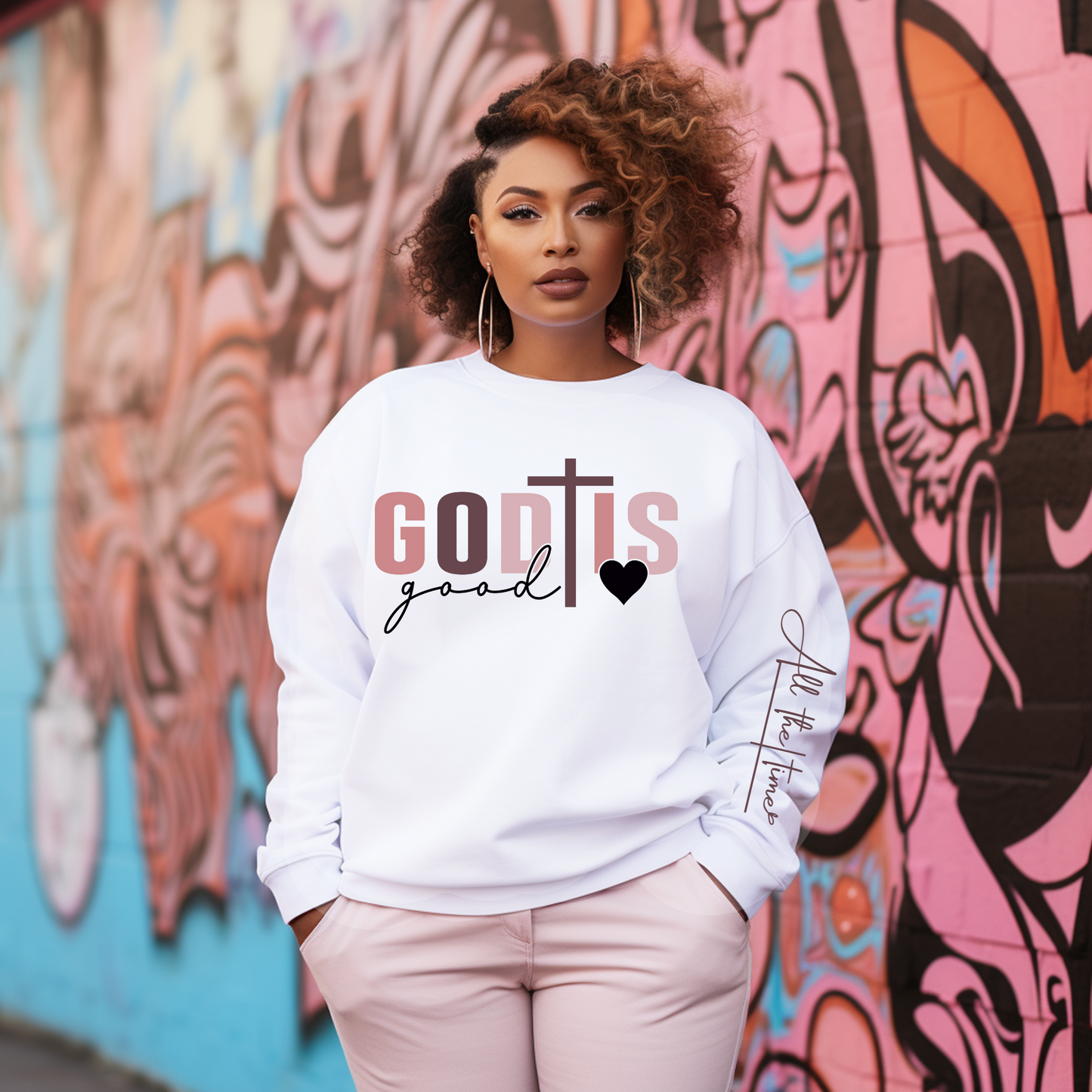 God is GOOD Crewneck