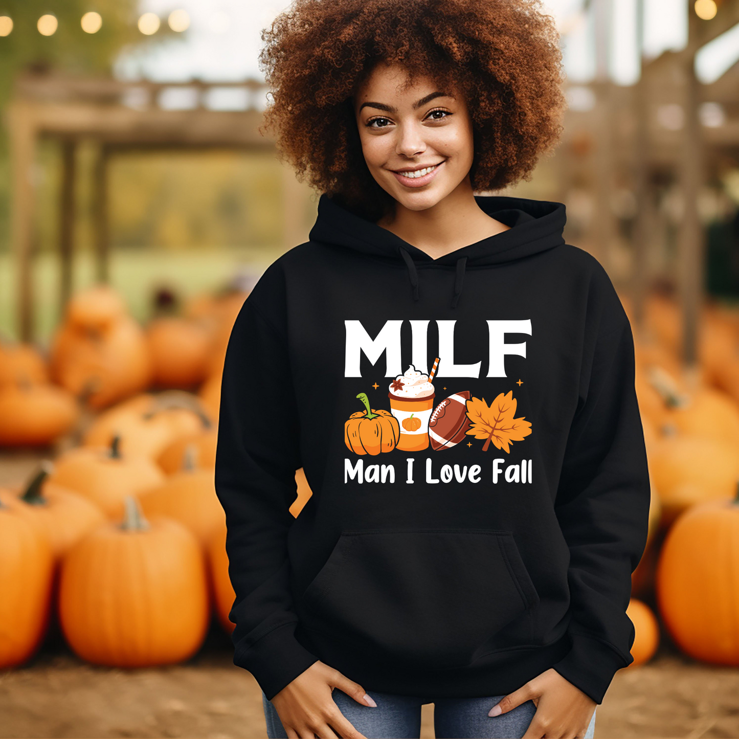 Man I love Fall Hoodie