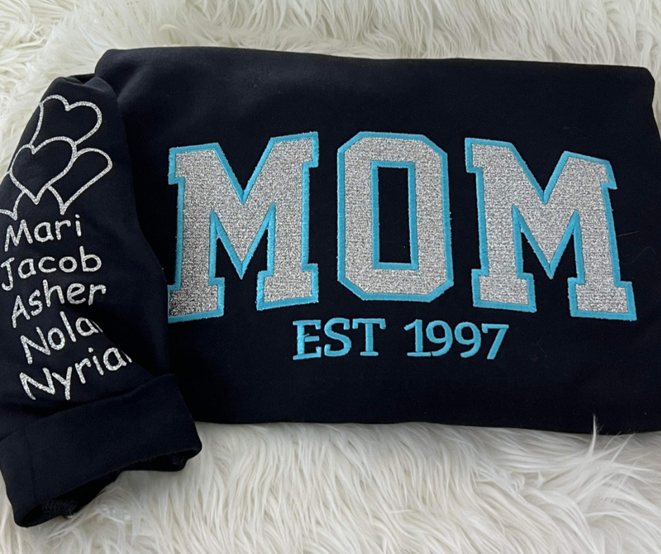 Embroidered Mama Crewneck