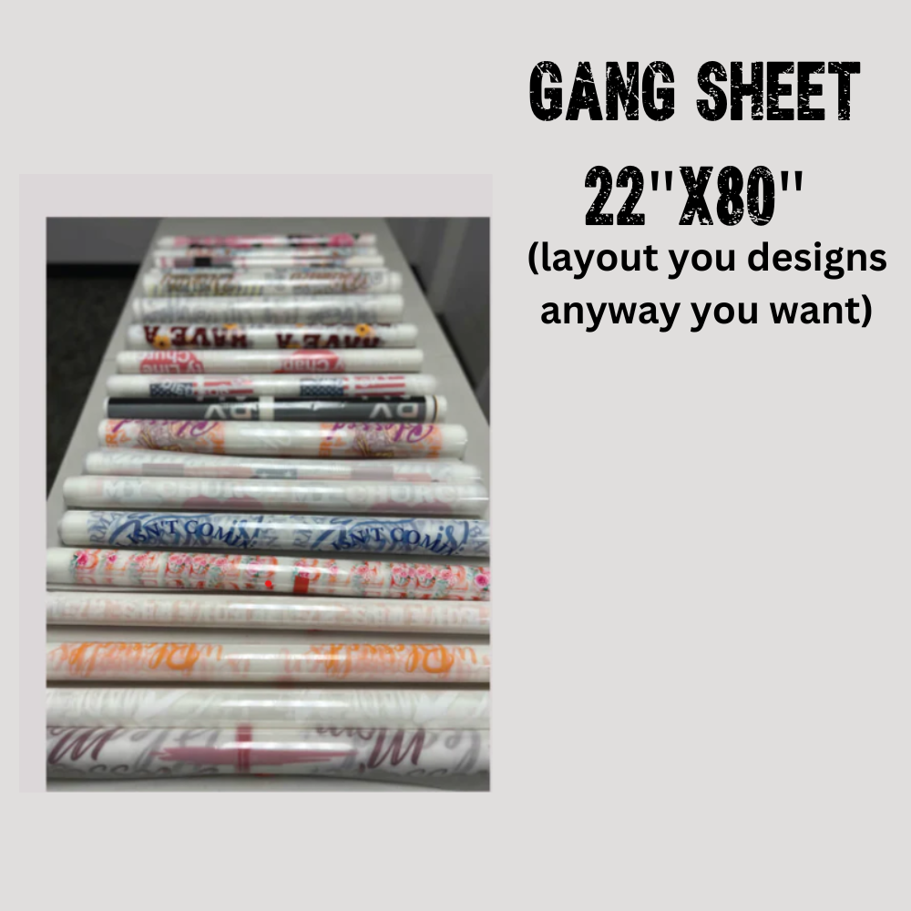 Custom gang sheet Michelle 22x80