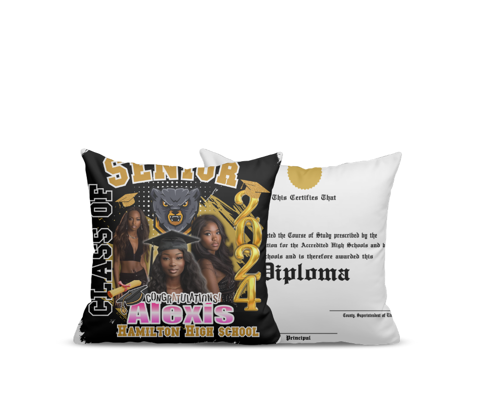 Custom Graduation Diploma Pillow