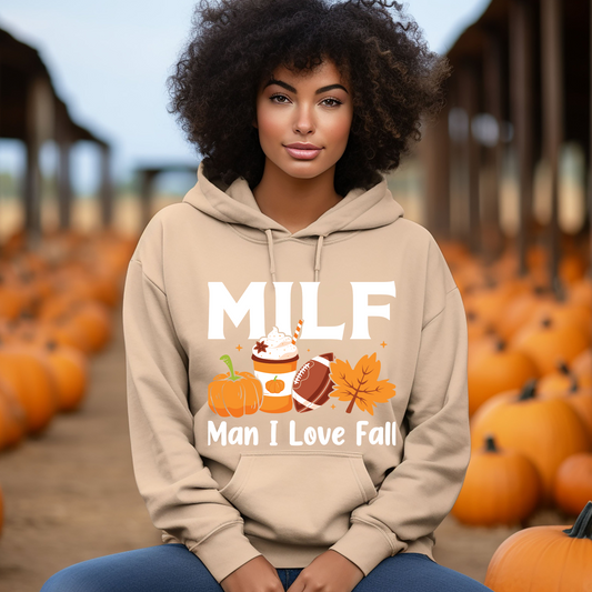 Man I love Fall  Hoodie