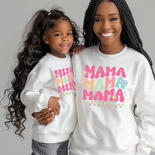 "Celestial Joy" Mother & Child Matching Sweatshirts