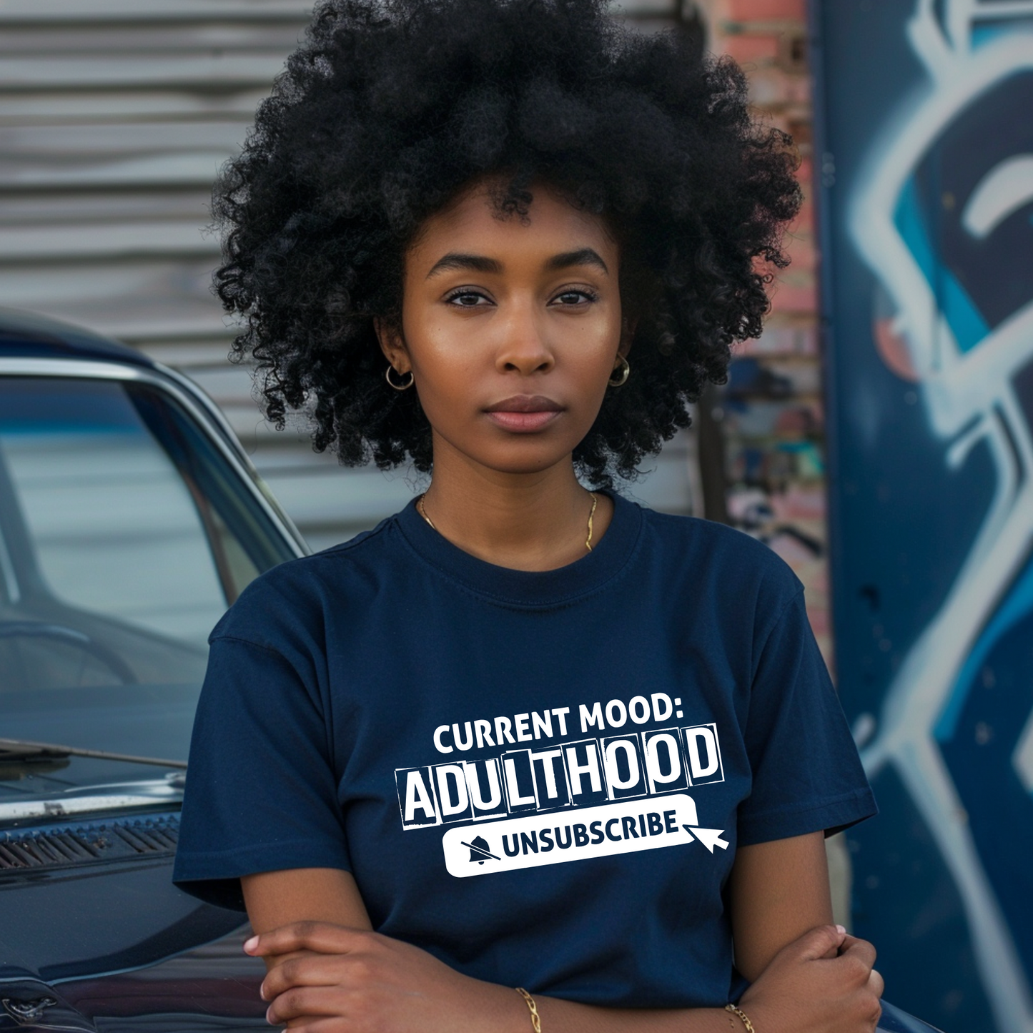 Current Mood: Adulthood - Unsubscribe T-shirt