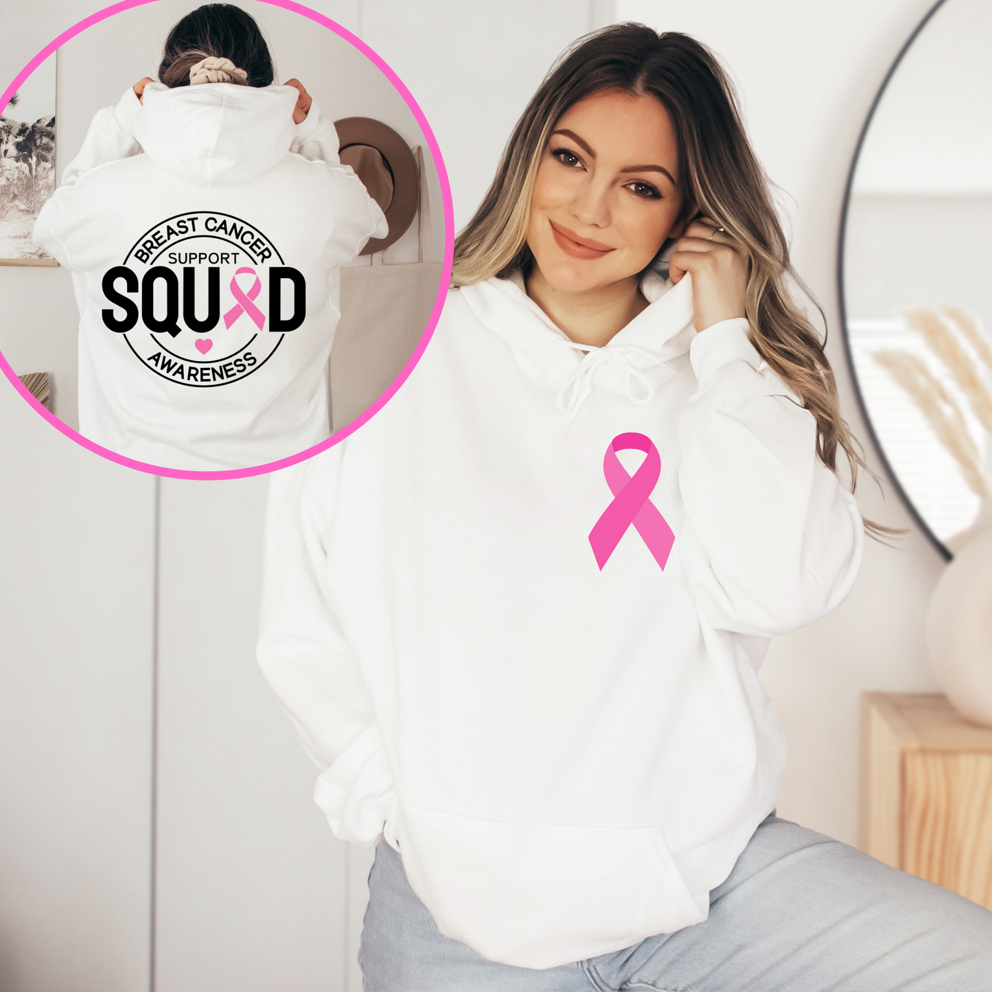 Breast Cancer Supporter Squad Hoodie