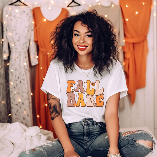 Fall Babe Retro T-Shirt