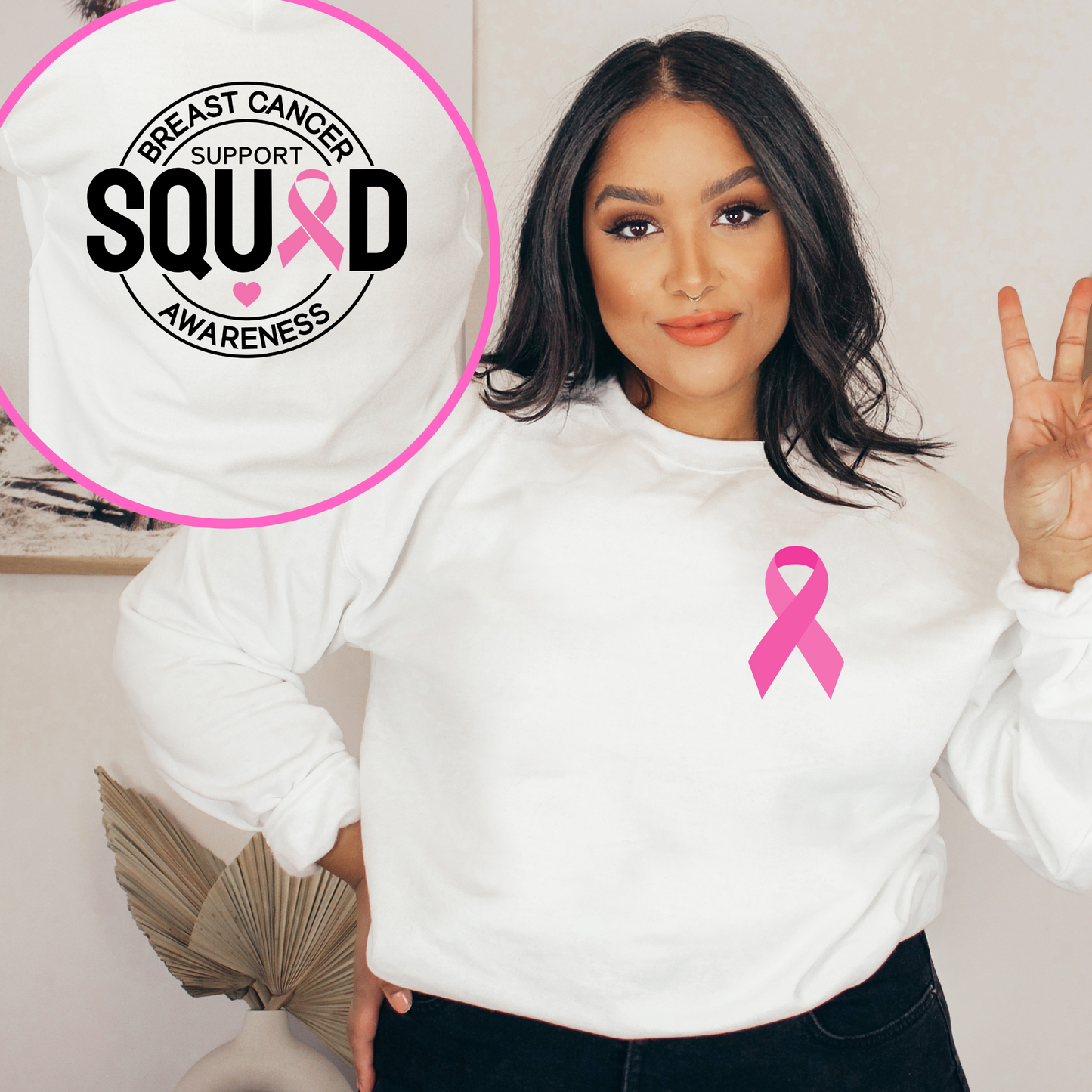 Copy of Breast Cancer Supporter Squad Sweathirt