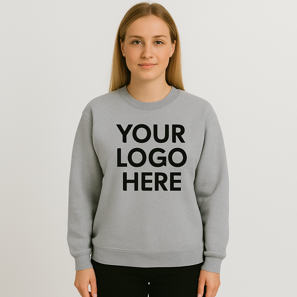 Business Logo Sweatshirt Front Center
