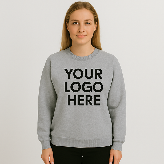 Business Logo Sweatshirt Front Center