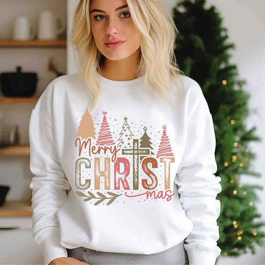 Christ-Mas Destressed Sweatshirt