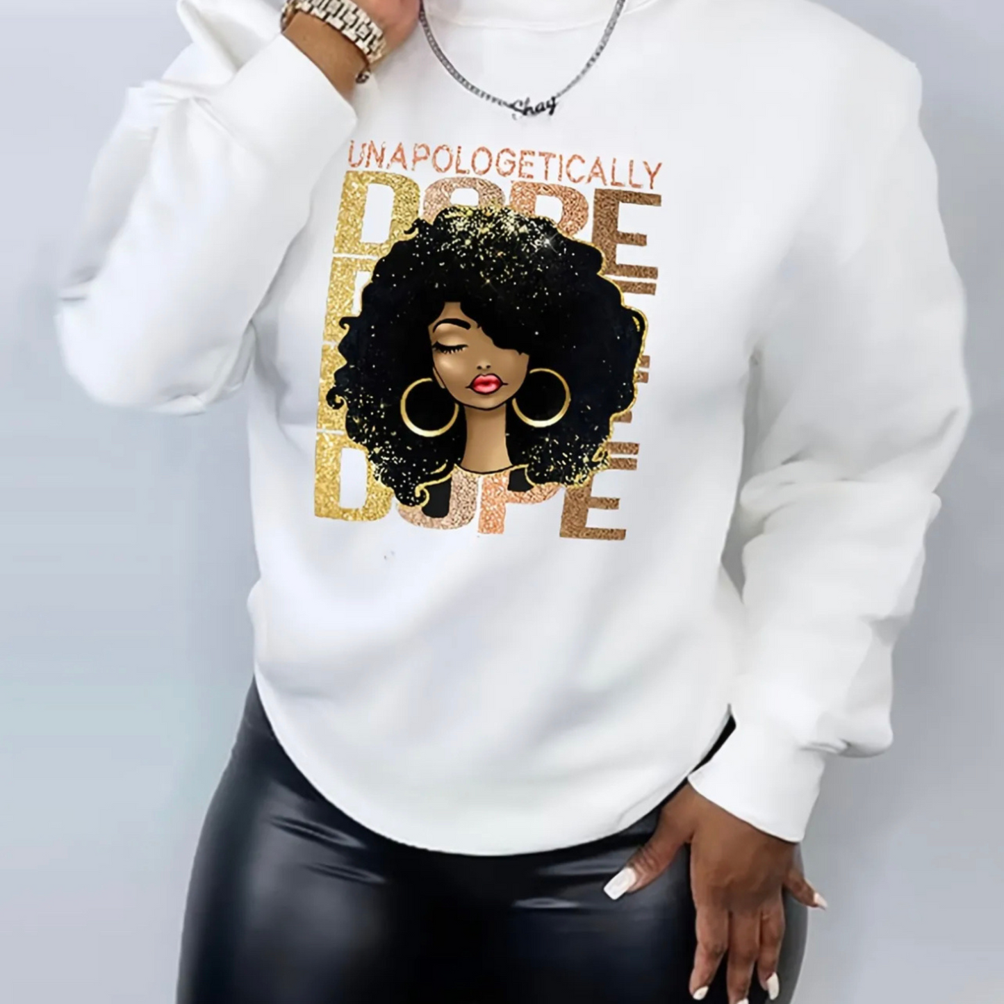 Unapologetically Dope Afro Sweatshirt